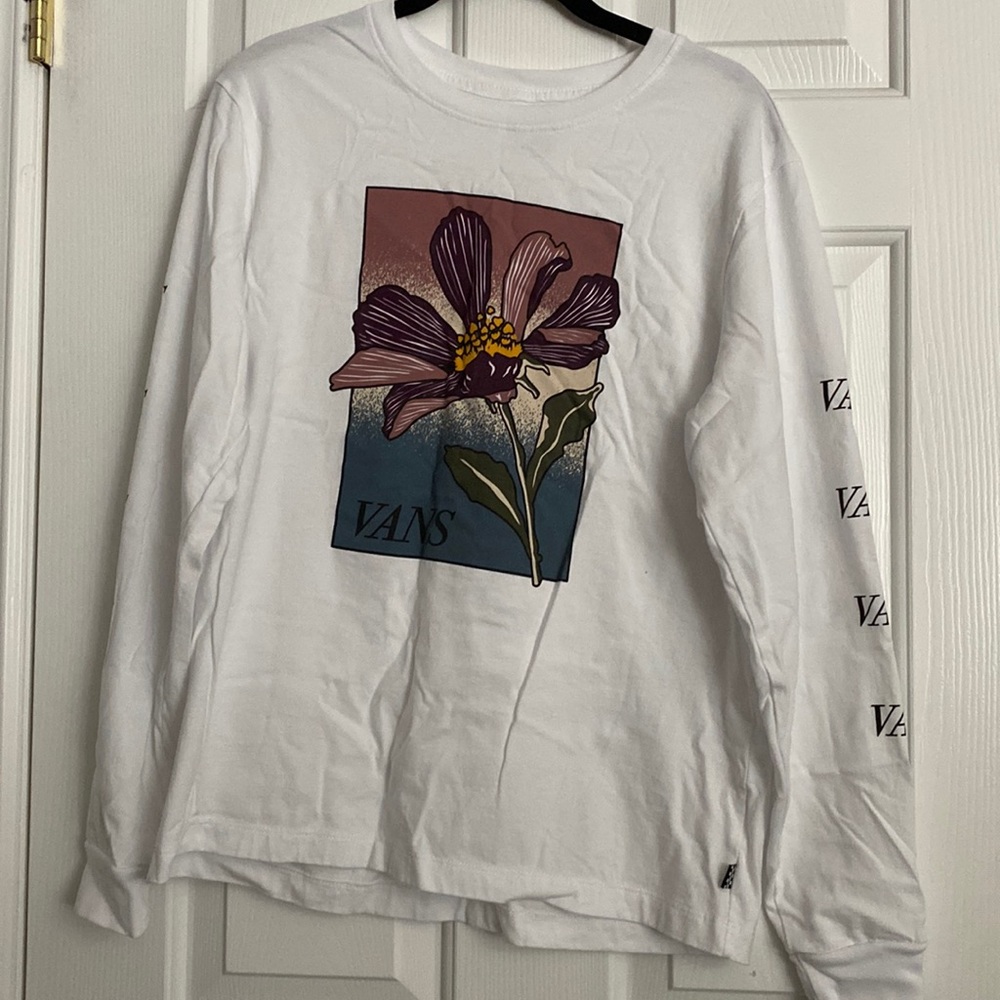 Vans NWOT White Long Sleeve